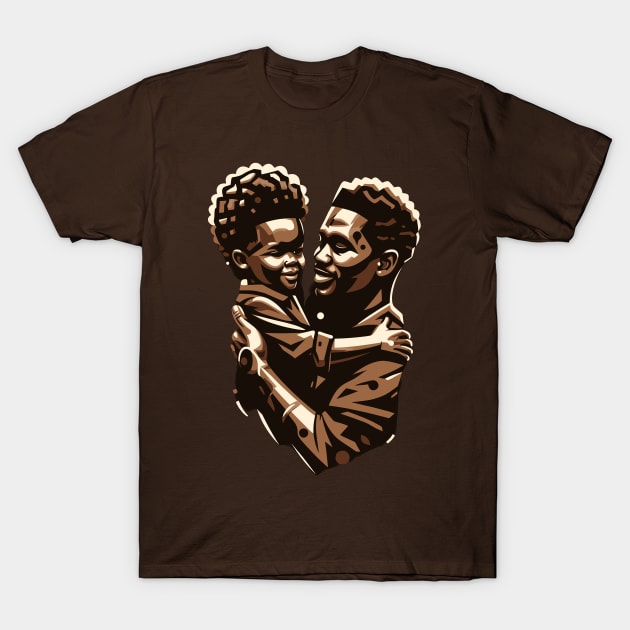 Afrocentric Father And Son T-Shirt by Graceful Designs